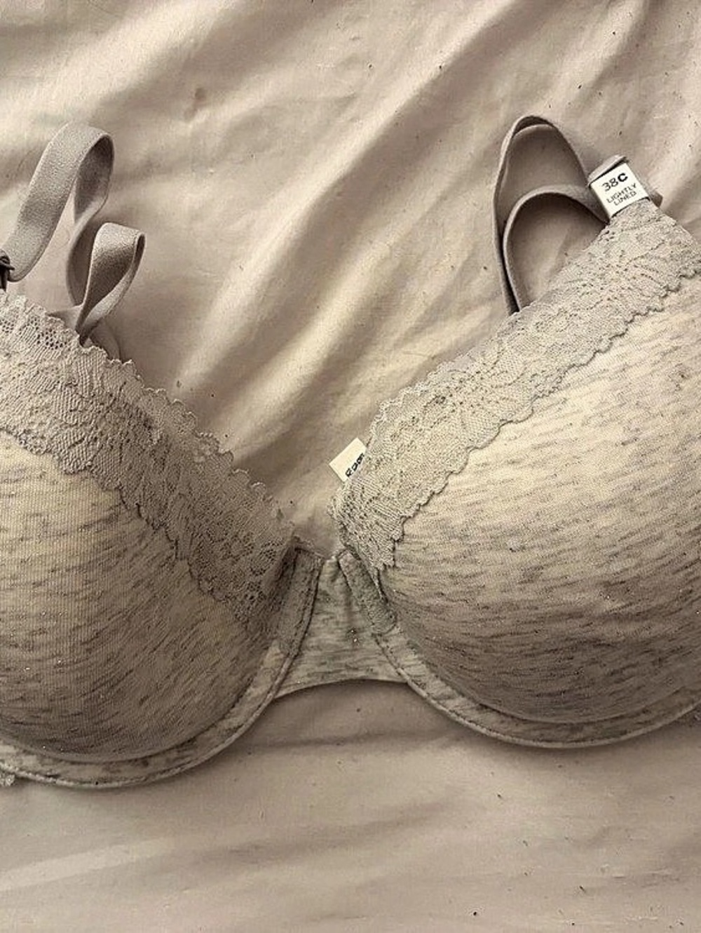 PINK by Vs Lace Bra in White NWT